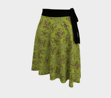 Load image into Gallery viewer, Lichen Log Green Wrap Skirt
