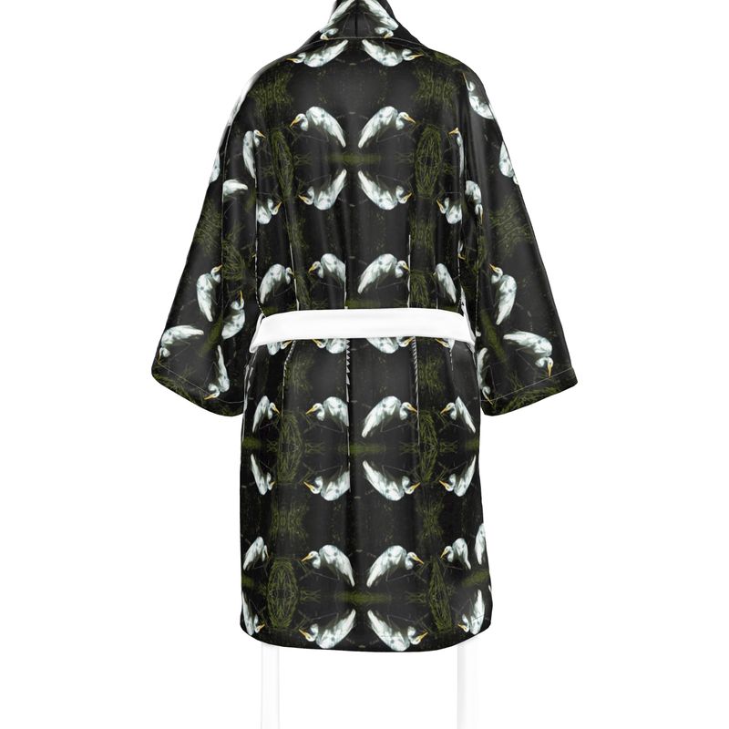 Egret at Rest Kimono