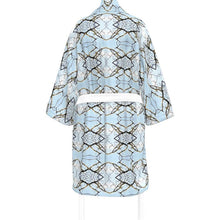 Load image into Gallery viewer, Blue Lichen Lace Kimono
