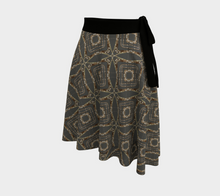 Load image into Gallery viewer, Lichen Log Grey Wrap Skirt
