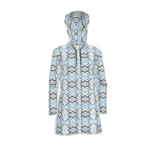 Load image into Gallery viewer, Blue Lichen Lace Rain Jacket
