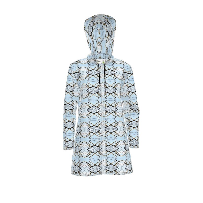 Blue Lichen Lace Rain Jacket