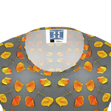 Load image into Gallery viewer, Autumn Leaves Circles Short Sleeve T Shirt
