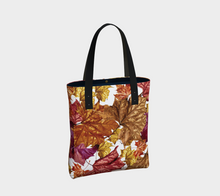 Load image into Gallery viewer, Soggy Leaf Jumble Canvas Tote Bag
