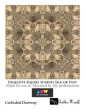 Load image into Gallery viewer, Cathedral Doorway Square Scarf

