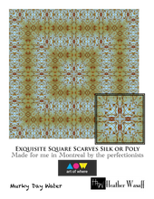 Load image into Gallery viewer, Murky Day Water Square Scarf
