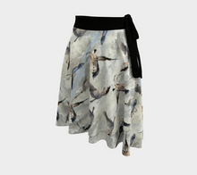 Load image into Gallery viewer, Blue Heron Fight Wrap Skirt
