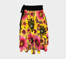 Load image into Gallery viewer, Wild Daisy Wrap Skirt
