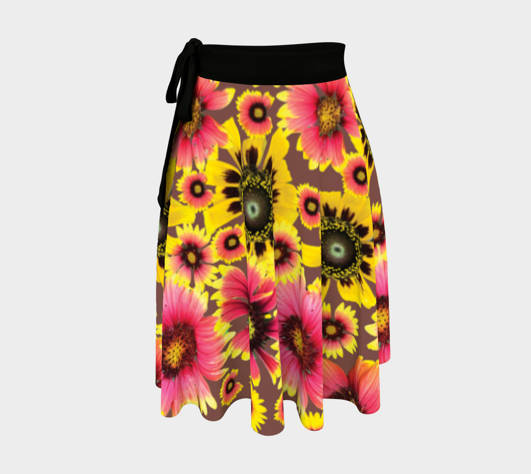 Wild Daisy Wrap Skirt