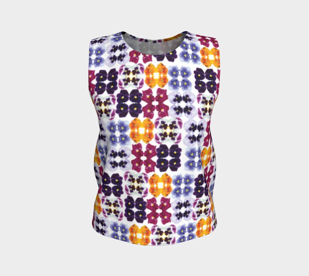 Pansy Box (Long) Loose Tank Top