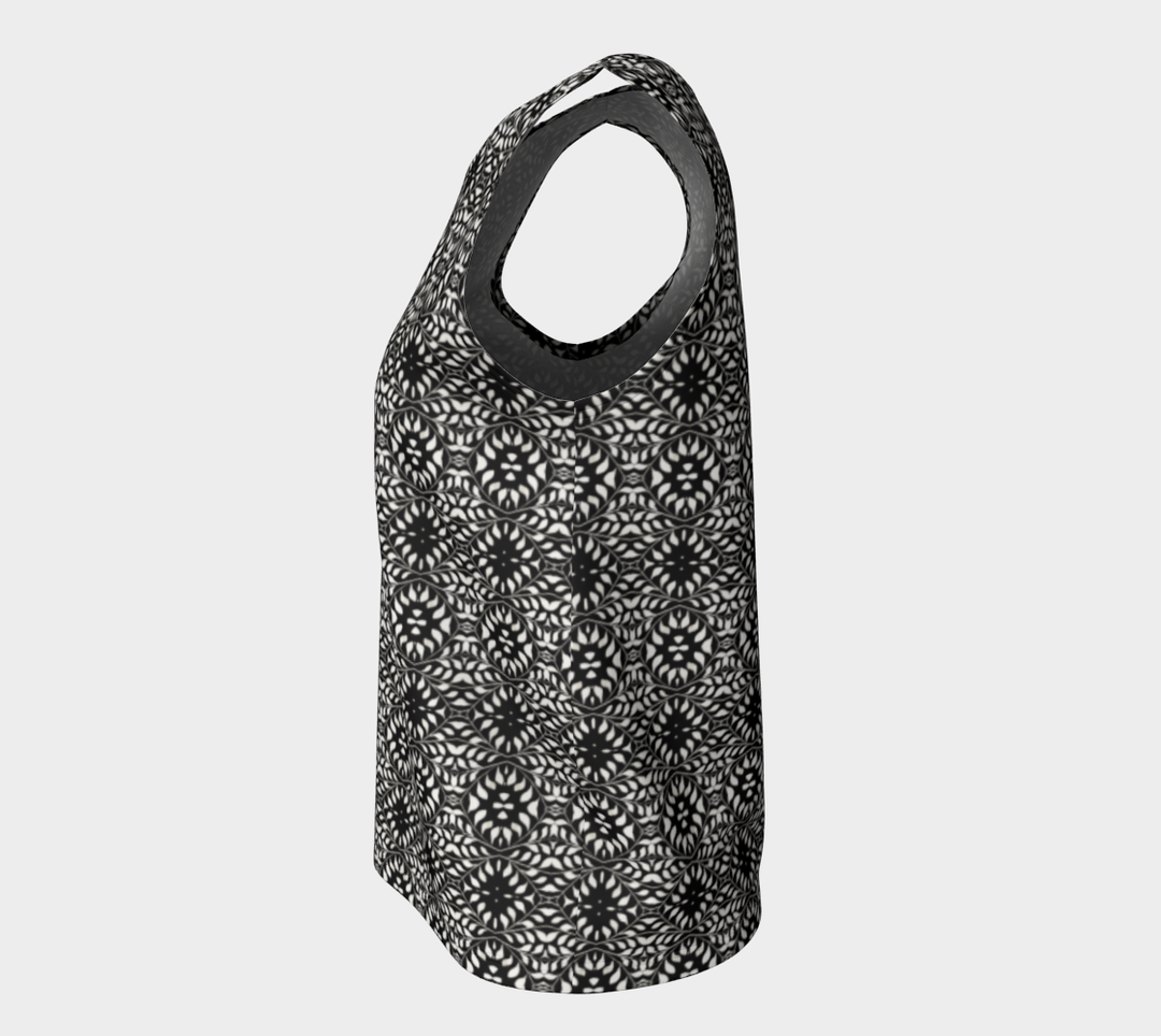 Camelbone Medallion (Long) Loose Tank Top Long