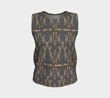 Load image into Gallery viewer, Lichen Log Grey Loose Tank Top (Long)
