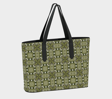 Load image into Gallery viewer, Spring Pine Diamond Vegan Leather Tote Bag
