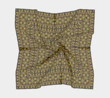 Load image into Gallery viewer, Autumn Asian Jasmine Square Scarf

