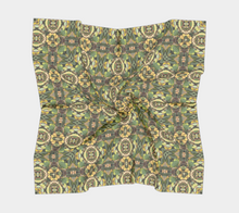 Load image into Gallery viewer, Parisian Leaves 1 Square Scarf
