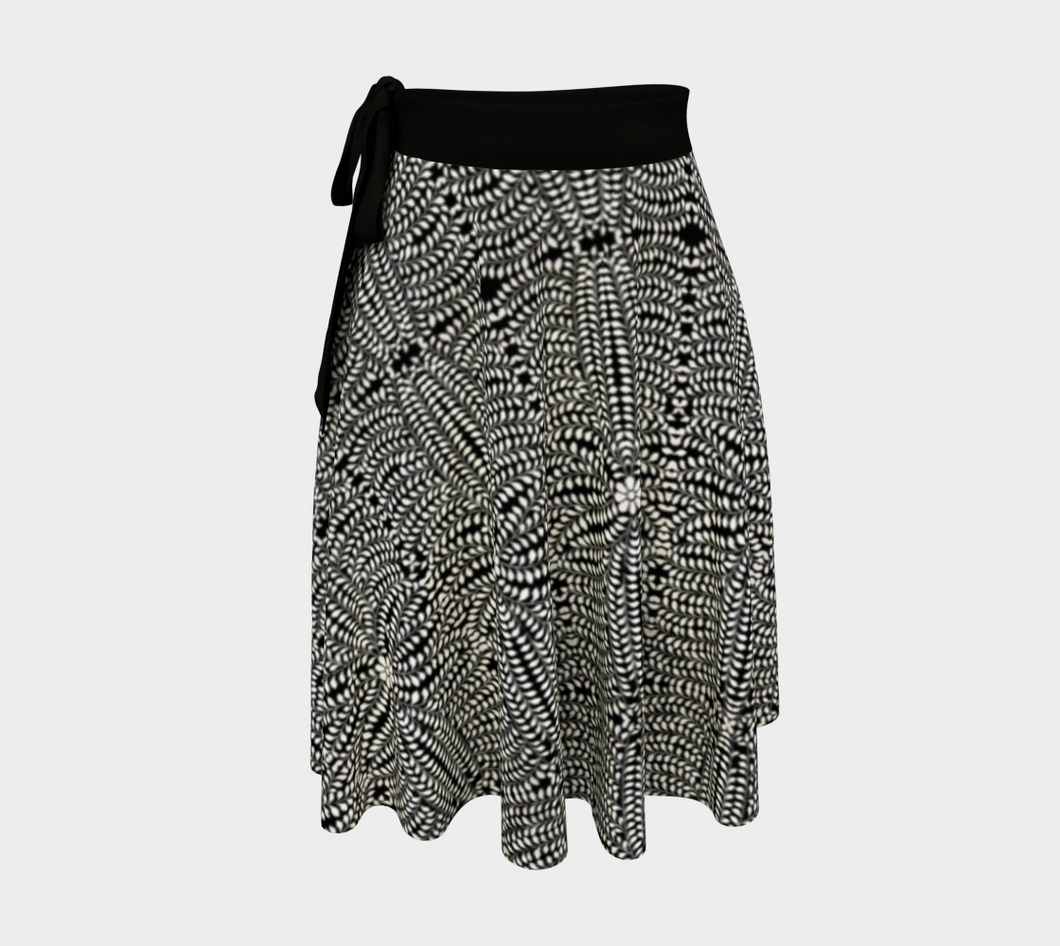 Camelbone Black Door Wrap Skirt