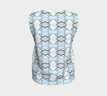 Load image into Gallery viewer, Blue Lichen Lace Loose Tank Top
