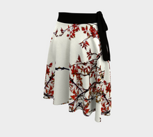Load image into Gallery viewer, March Red Vine Wrap Skirt
