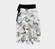 Load image into Gallery viewer, Blue Heron Fight Wrap Skirt
